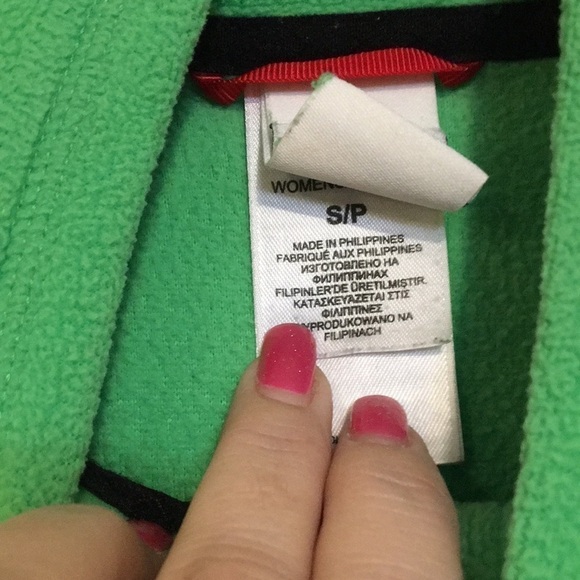 The North Face Green half zip fleece Sz small - Picture 4 of 6
